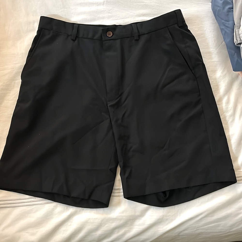 Brooks brothers St. Andres links black golf shorts